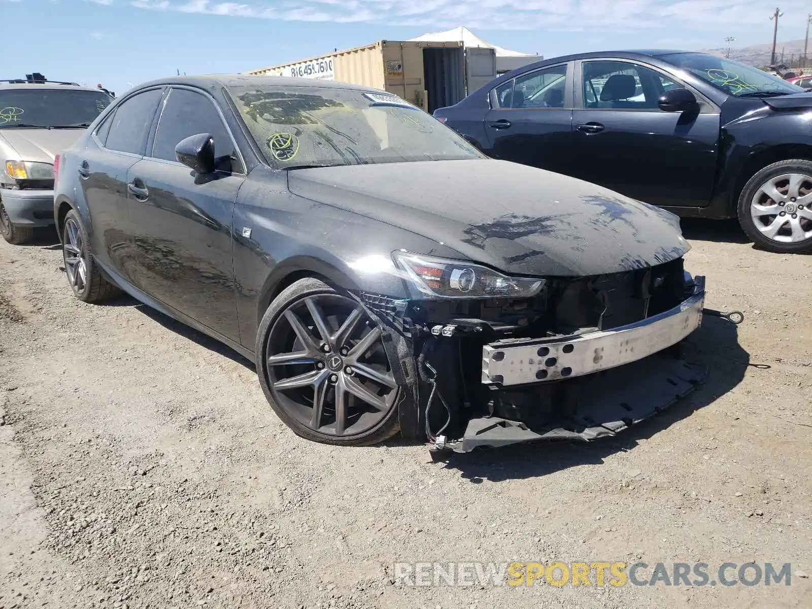 1 Photograph of a damaged car JTHBA1D22K5095155 LEXUS IS 2019