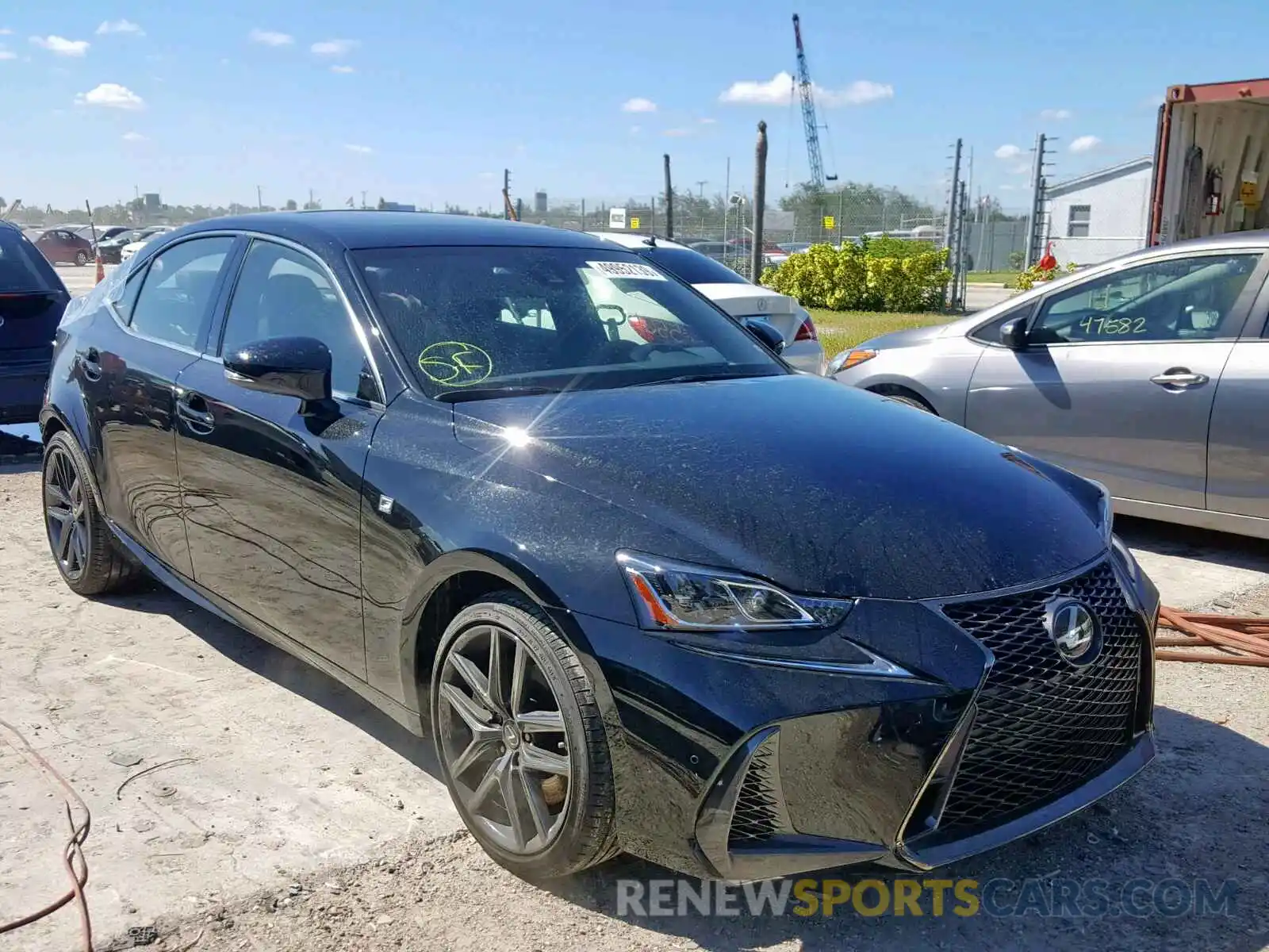 1 Photograph of a damaged car JTHBA1D22K5095169 LEXUS IS 2019