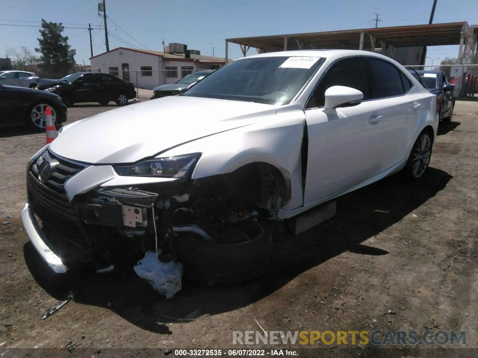 2 Photograph of a damaged car JTHBA1D22K5095723 LEXUS IS 2019