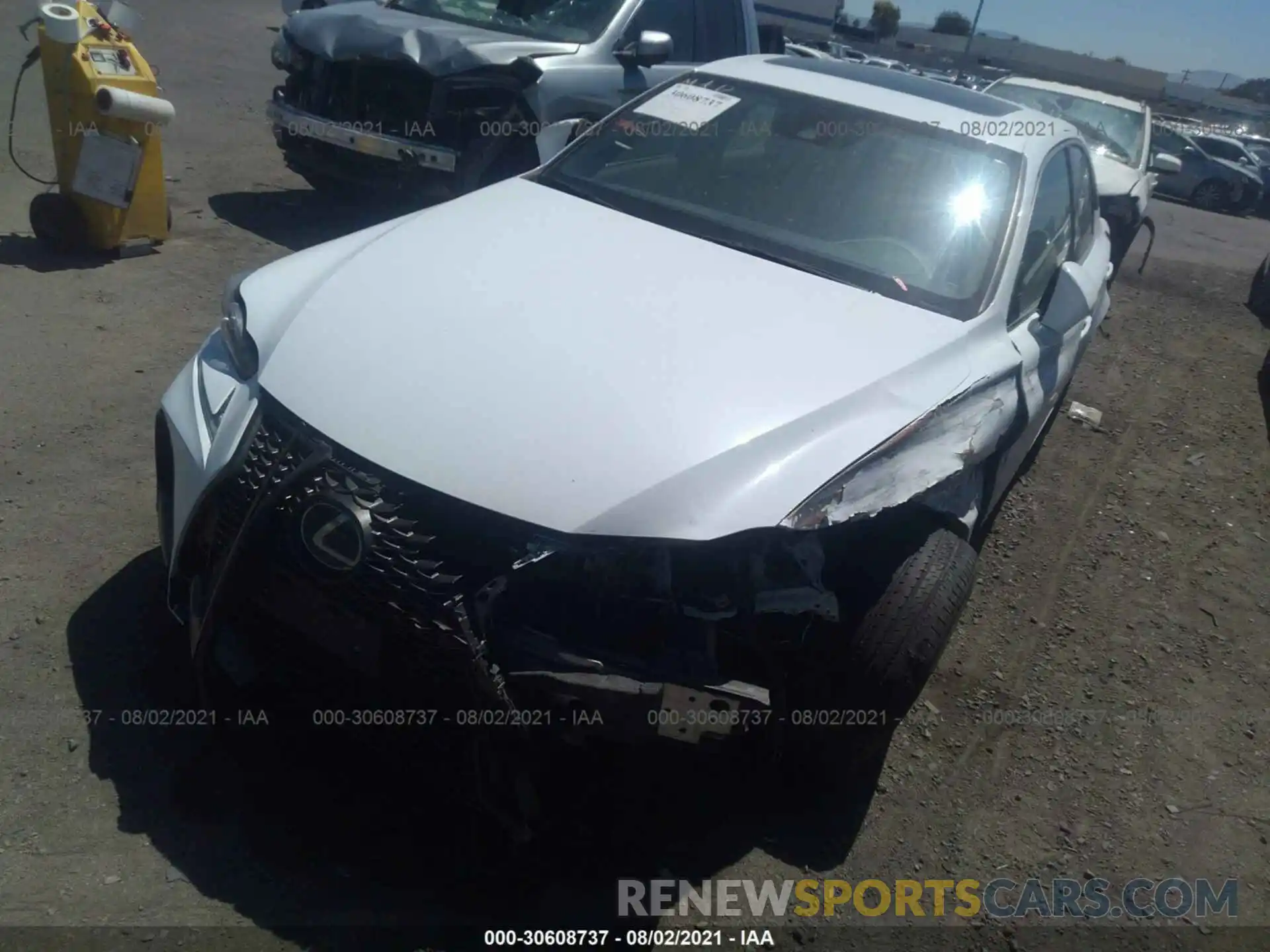 2 Photograph of a damaged car JTHBA1D22K5096063 LEXUS IS 2019