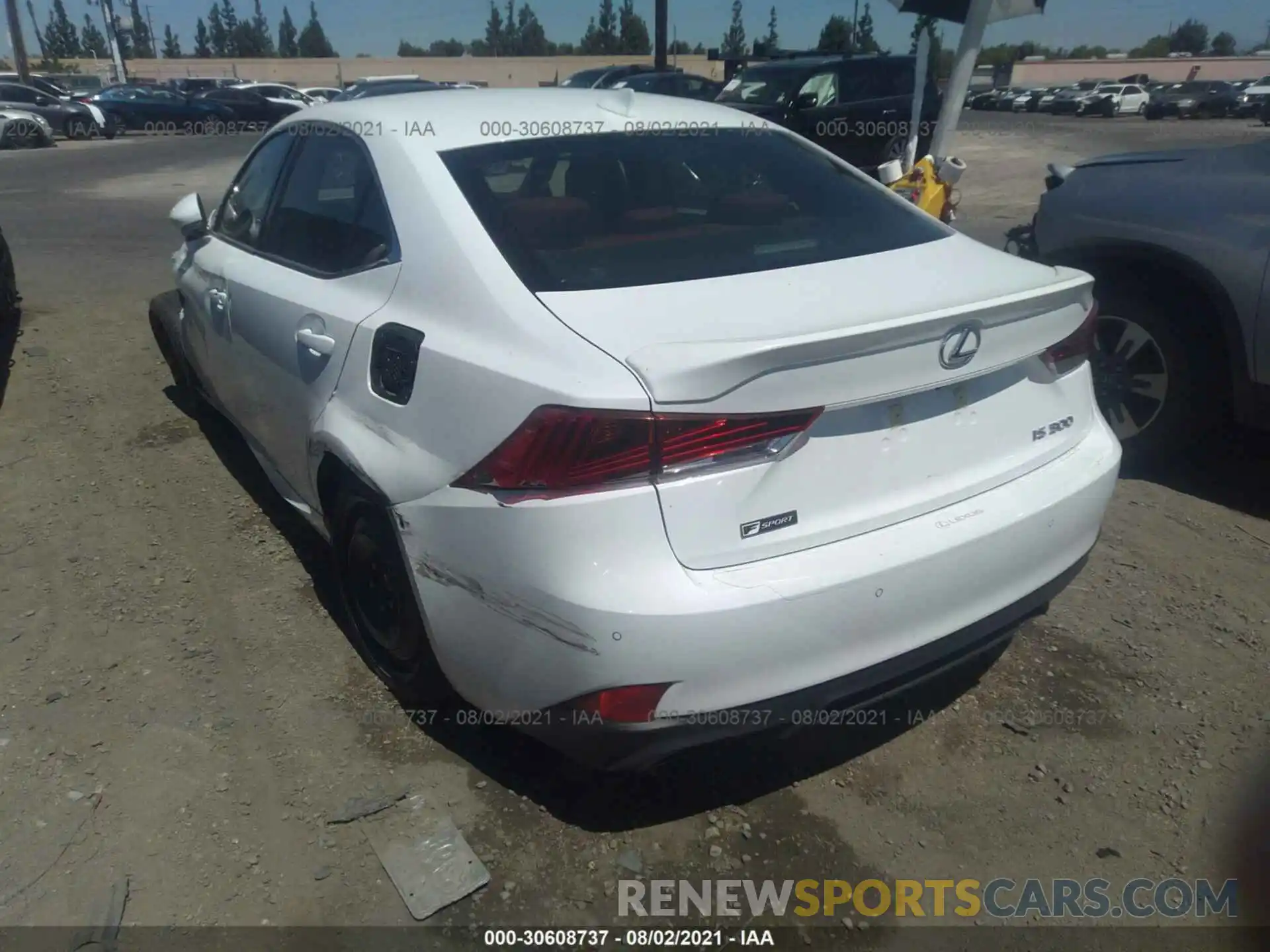 3 Photograph of a damaged car JTHBA1D22K5096063 LEXUS IS 2019