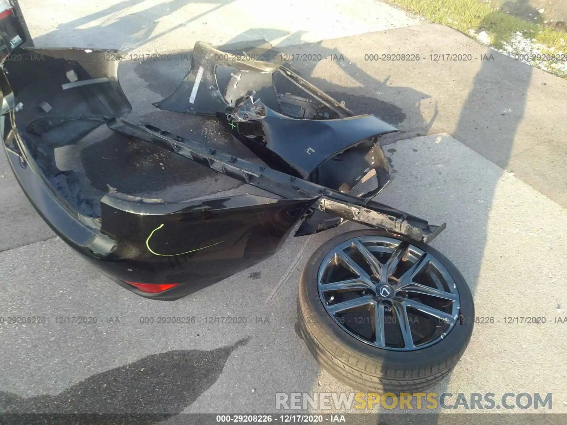 12 Photograph of a damaged car JTHBA1D22K5096192 LEXUS IS 2019