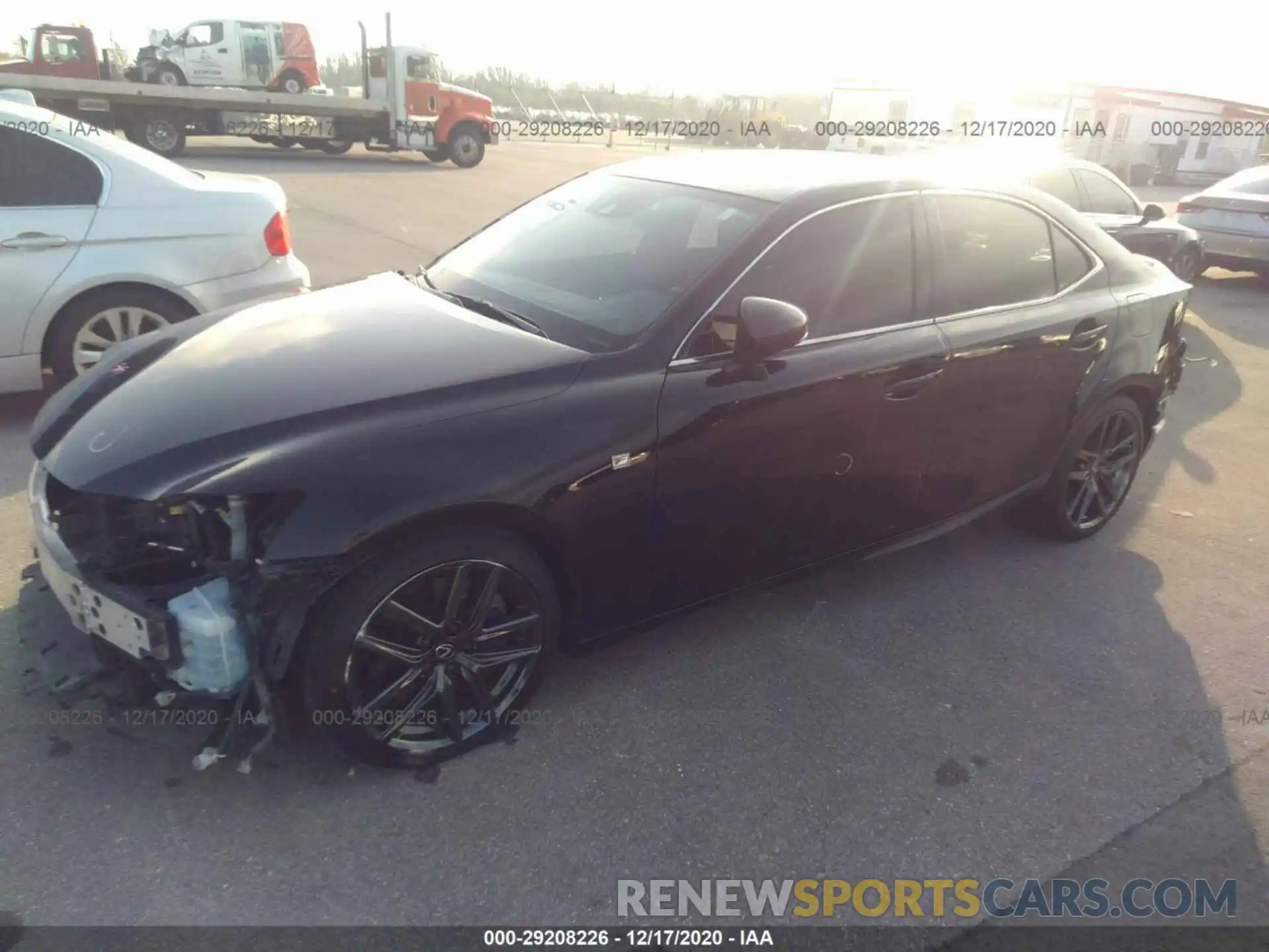 2 Photograph of a damaged car JTHBA1D22K5096192 LEXUS IS 2019