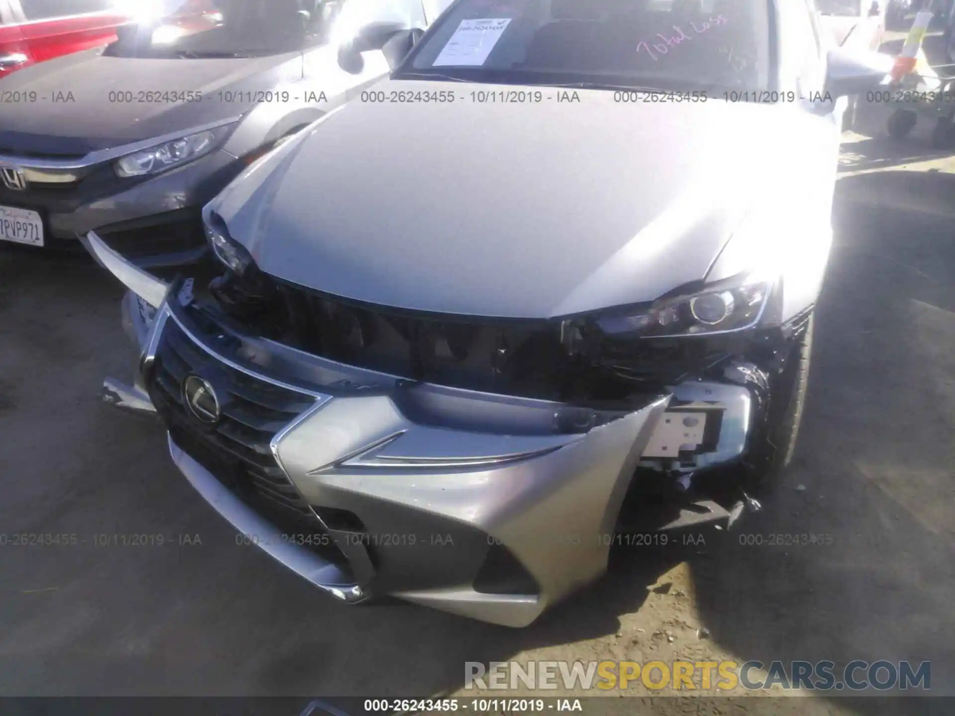 6 Photograph of a damaged car JTHBA1D22K5097147 LEXUS IS 2019