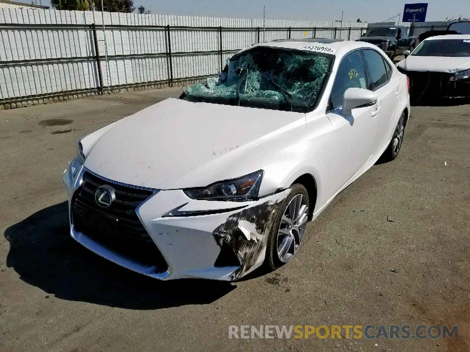 2 Photograph of a damaged car JTHBA1D22K5097195 LEXUS IS 2019