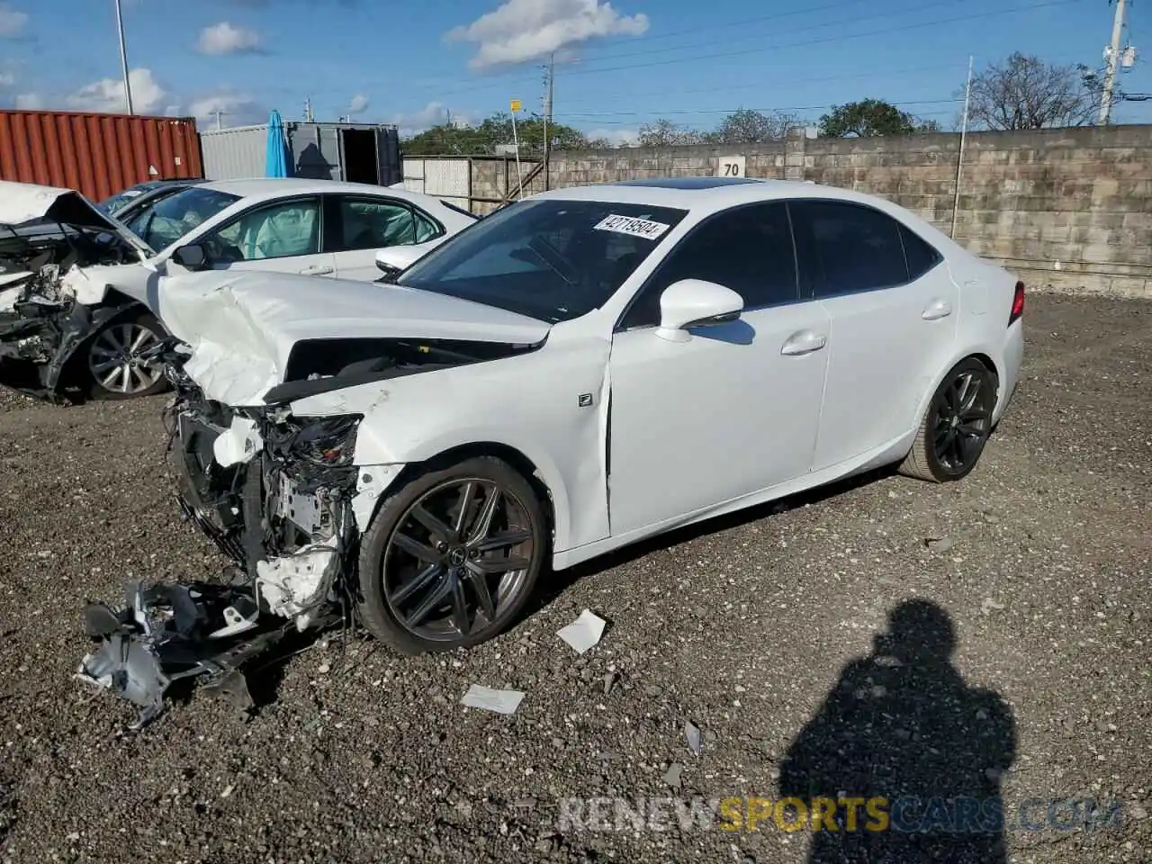 1 Photograph of a damaged car JTHBA1D22K5098752 LEXUS IS 2019