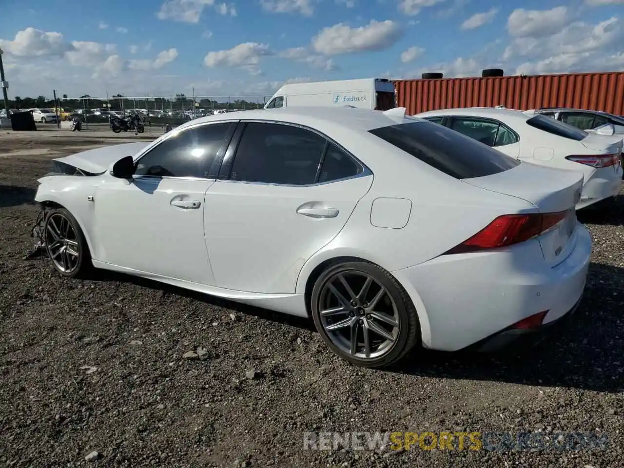 2 Photograph of a damaged car JTHBA1D22K5098752 LEXUS IS 2019