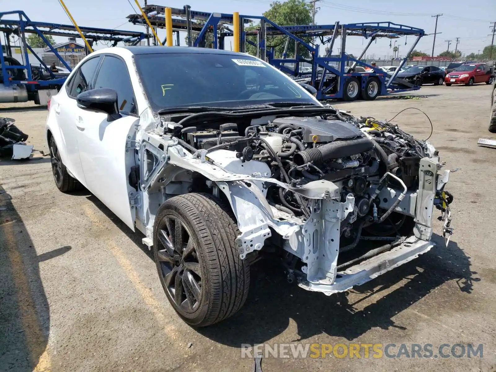 1 Photograph of a damaged car JTHBA1D22K5098878 LEXUS IS 2019