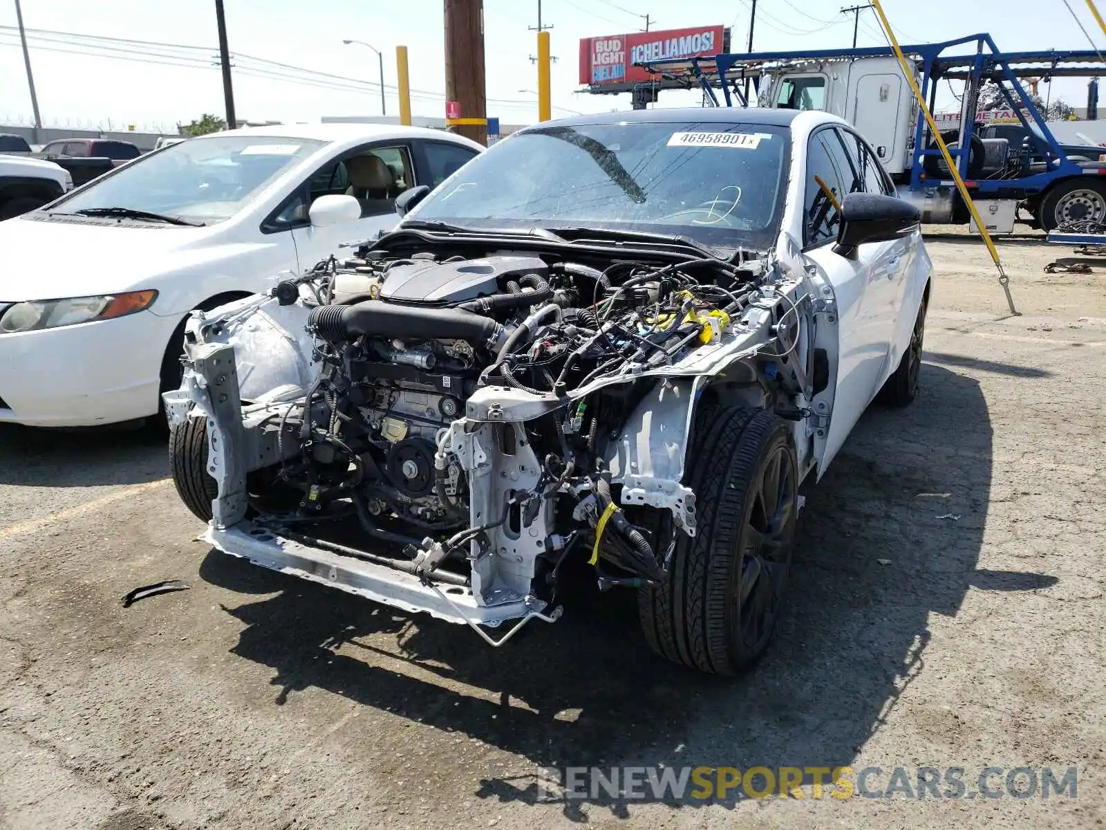 2 Photograph of a damaged car JTHBA1D22K5098878 LEXUS IS 2019