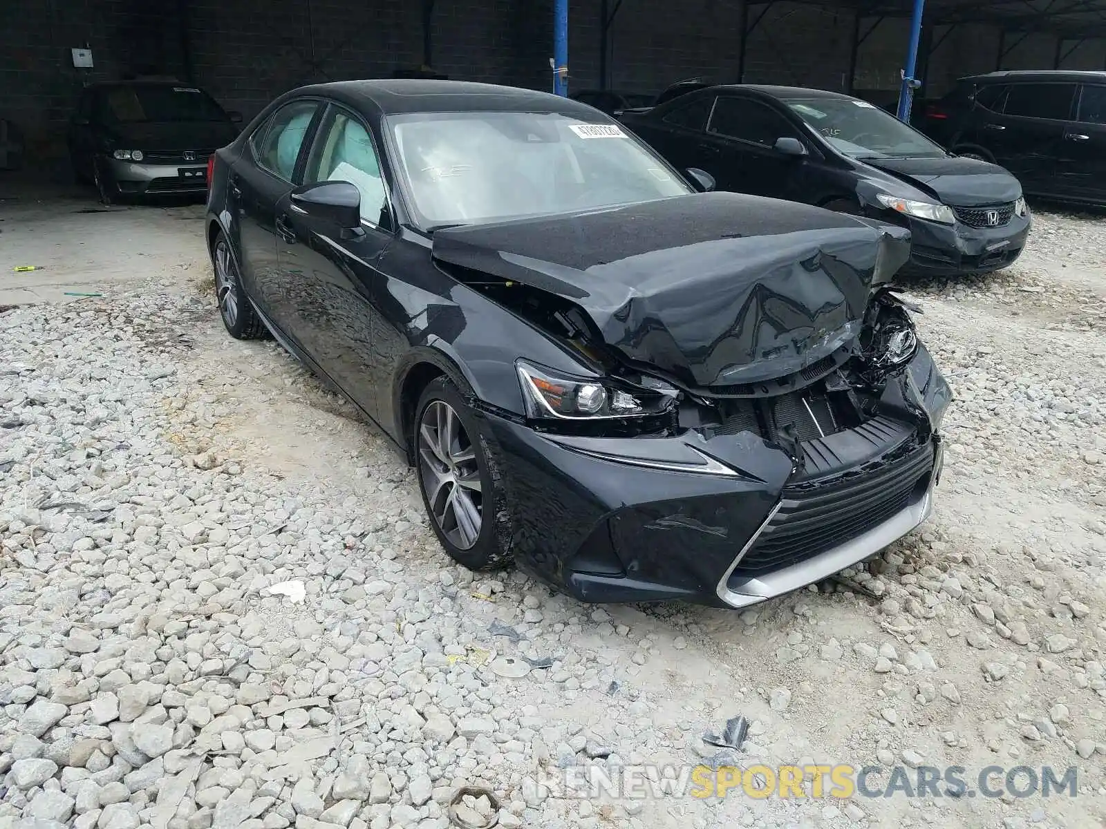 1 Photograph of a damaged car JTHBA1D23K5084486 LEXUS IS 2019