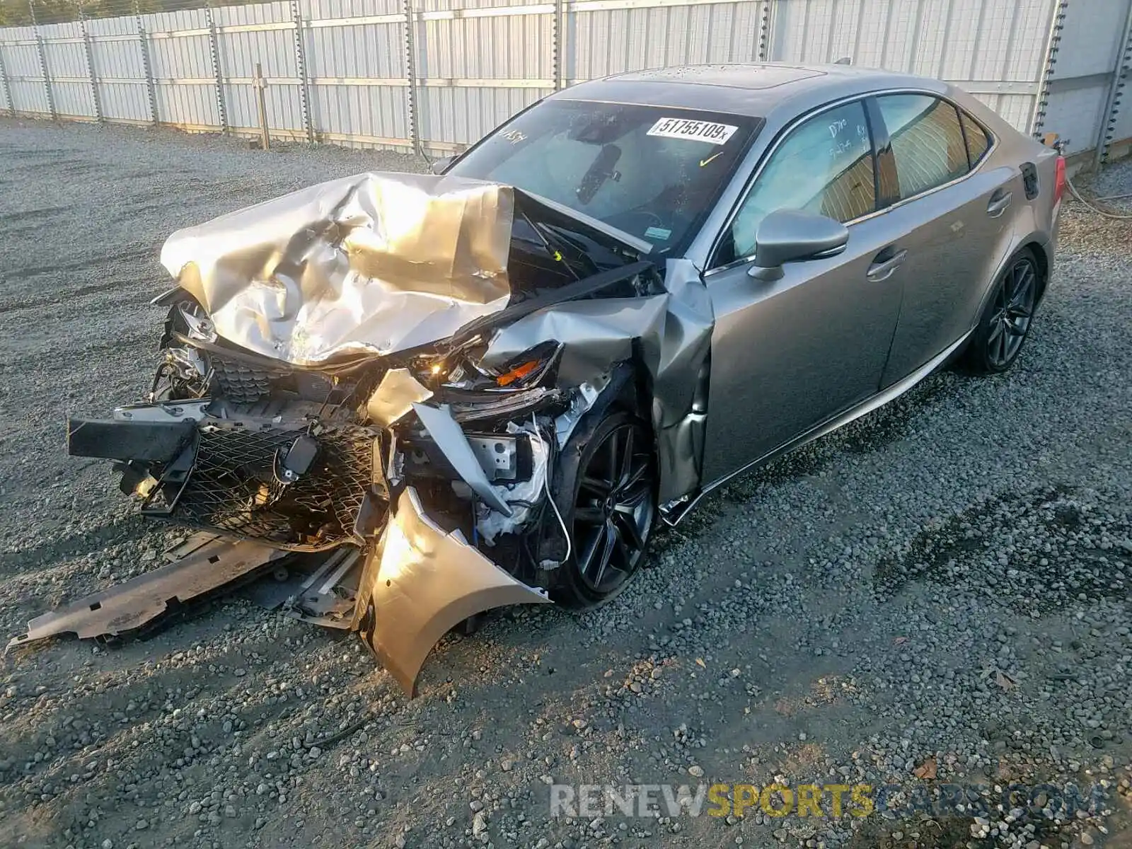 2 Photograph of a damaged car JTHBA1D23K5085329 LEXUS IS 2019