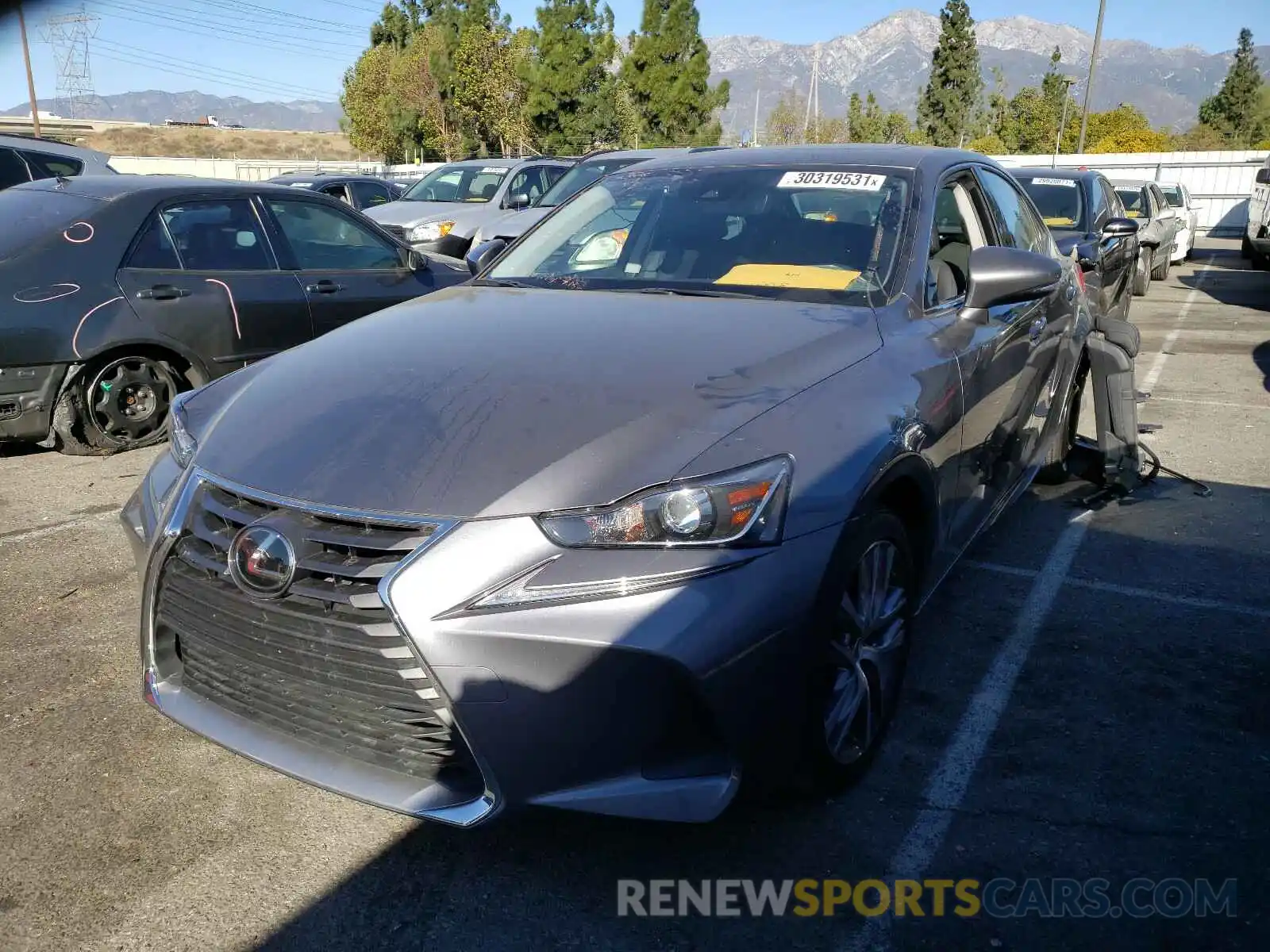 2 Photograph of a damaged car JTHBA1D23K5085444 LEXUS IS 2019