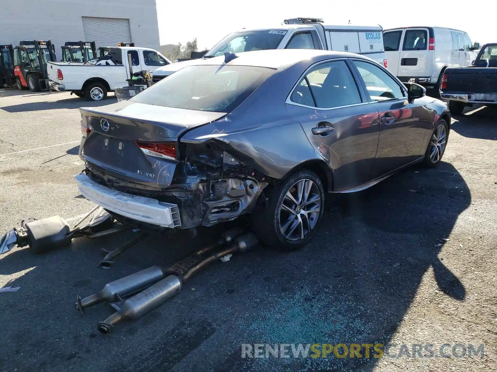 4 Photograph of a damaged car JTHBA1D23K5085444 LEXUS IS 2019