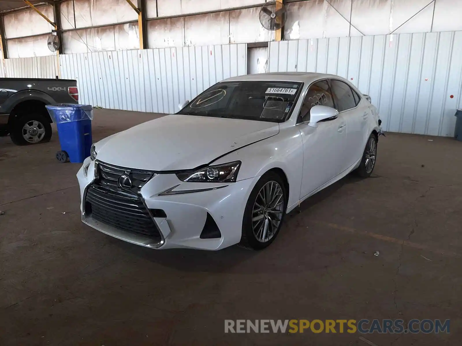 2 Photograph of a damaged car JTHBA1D23K5086271 LEXUS IS 2019