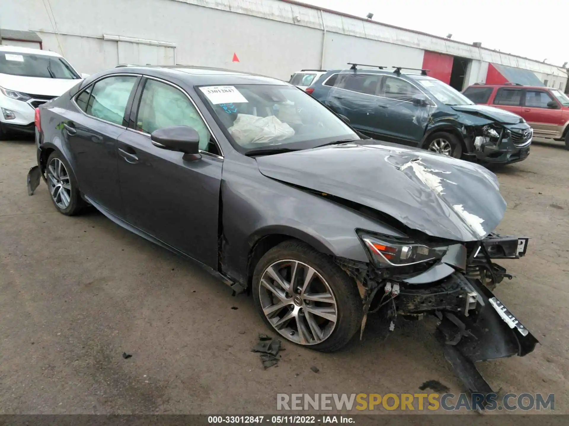 1 Photograph of a damaged car JTHBA1D23K5086898 LEXUS IS 2019