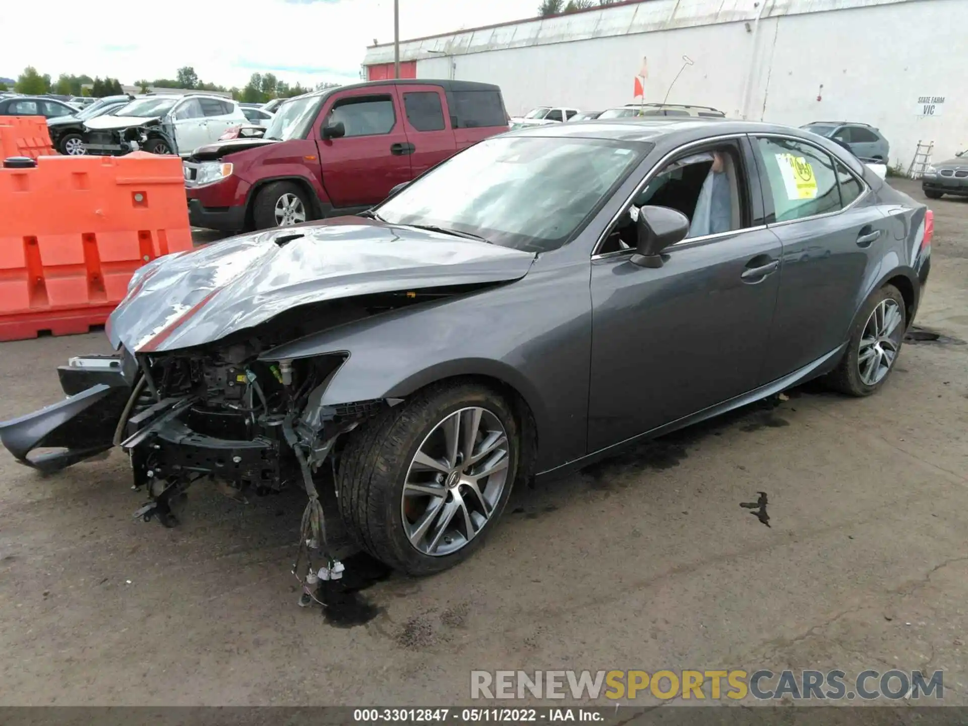 2 Photograph of a damaged car JTHBA1D23K5086898 LEXUS IS 2019