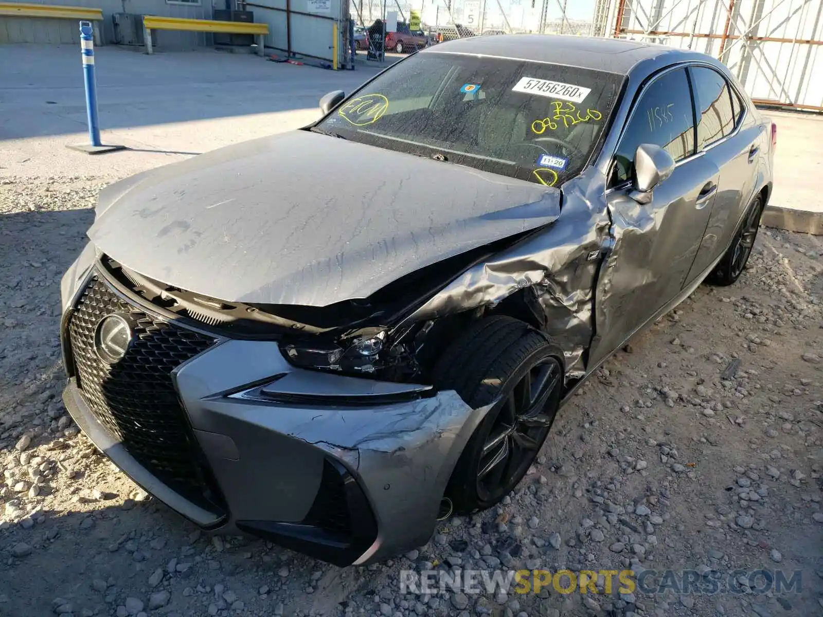 2 Фотография поврежденного автомобиля JTHBA1D23K5087260 LEXUS IS 2019