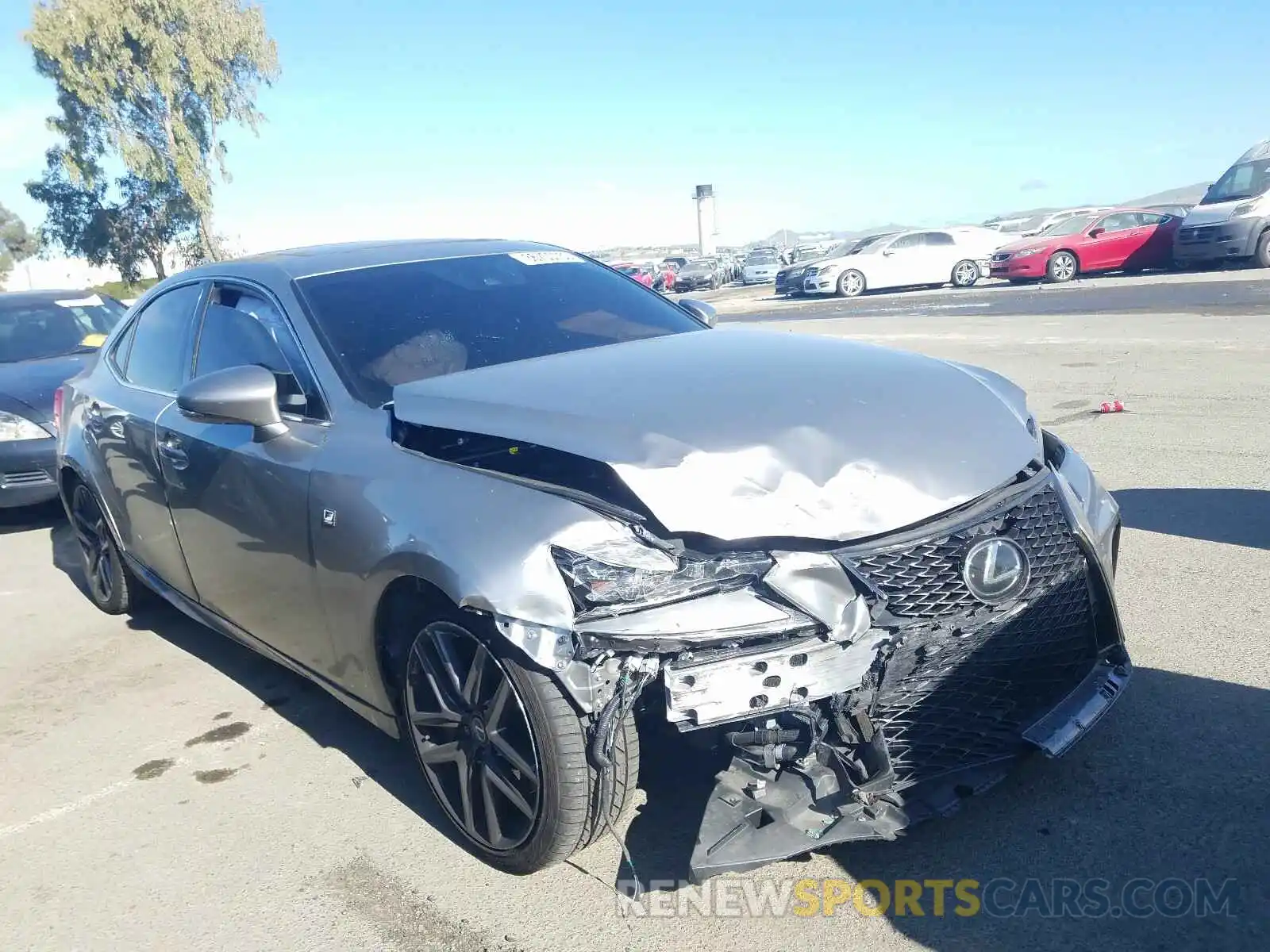 1 Photograph of a damaged car JTHBA1D23K5088571 LEXUS IS 2019