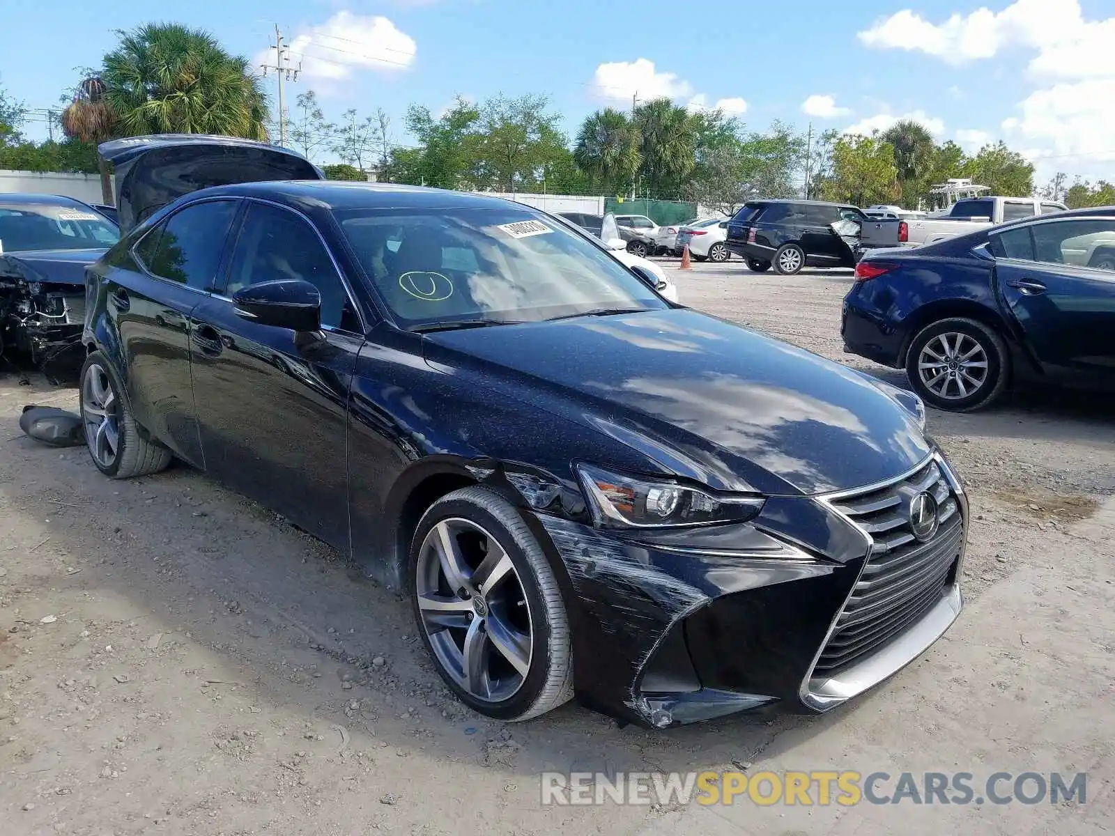 1 Photograph of a damaged car JTHBA1D23K5089235 LEXUS IS 2019