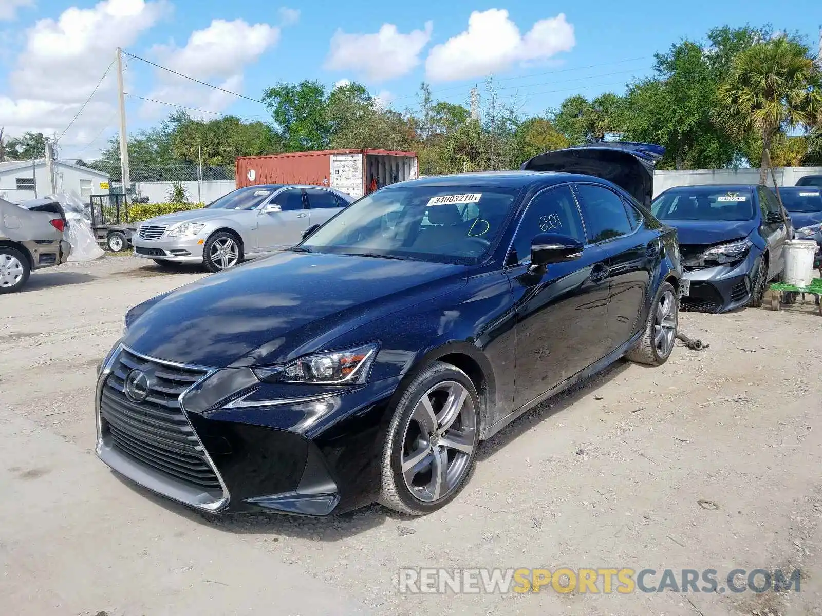 2 Photograph of a damaged car JTHBA1D23K5089235 LEXUS IS 2019