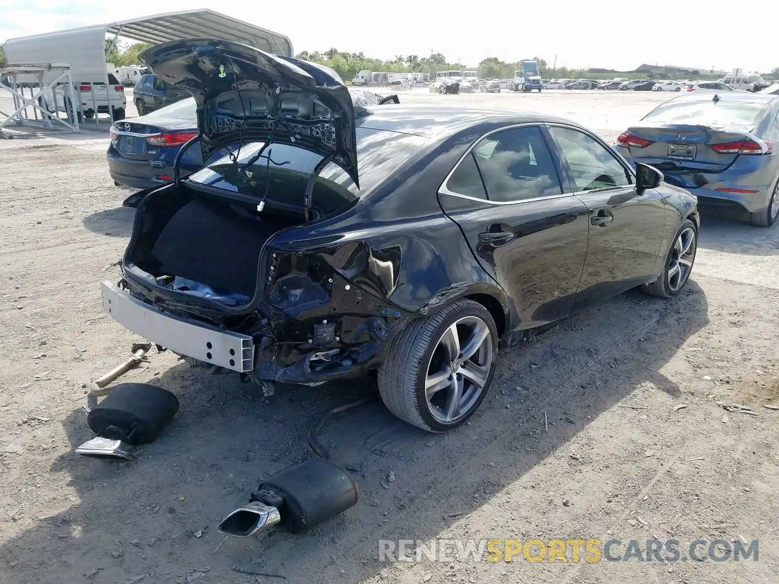 4 Photograph of a damaged car JTHBA1D23K5089235 LEXUS IS 2019