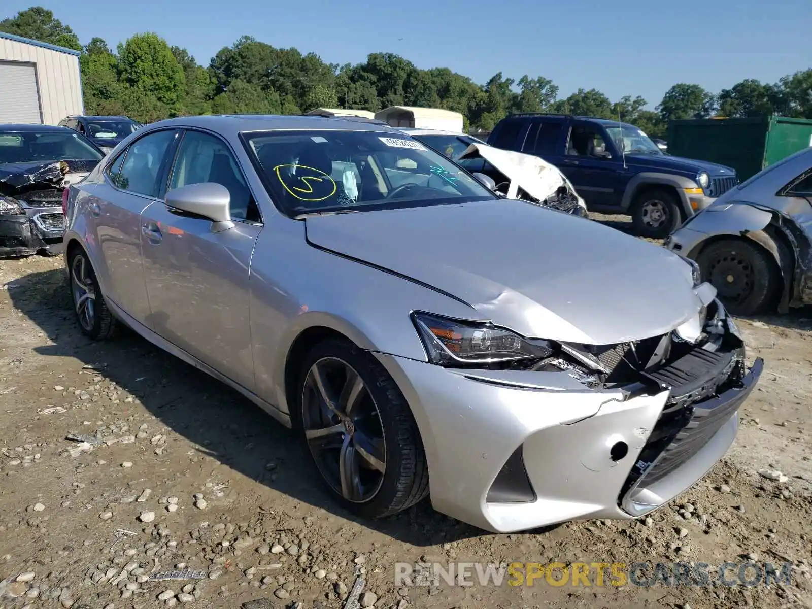 1 Photograph of a damaged car JTHBA1D23K5090000 LEXUS IS 2019