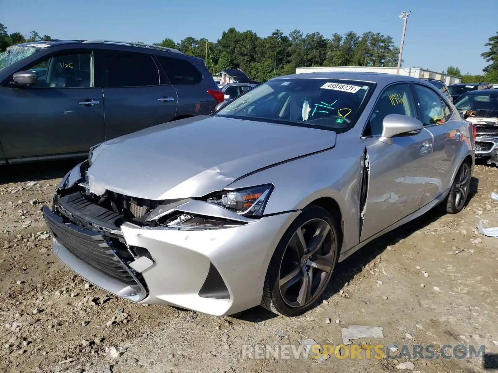 2 Photograph of a damaged car JTHBA1D23K5090000 LEXUS IS 2019