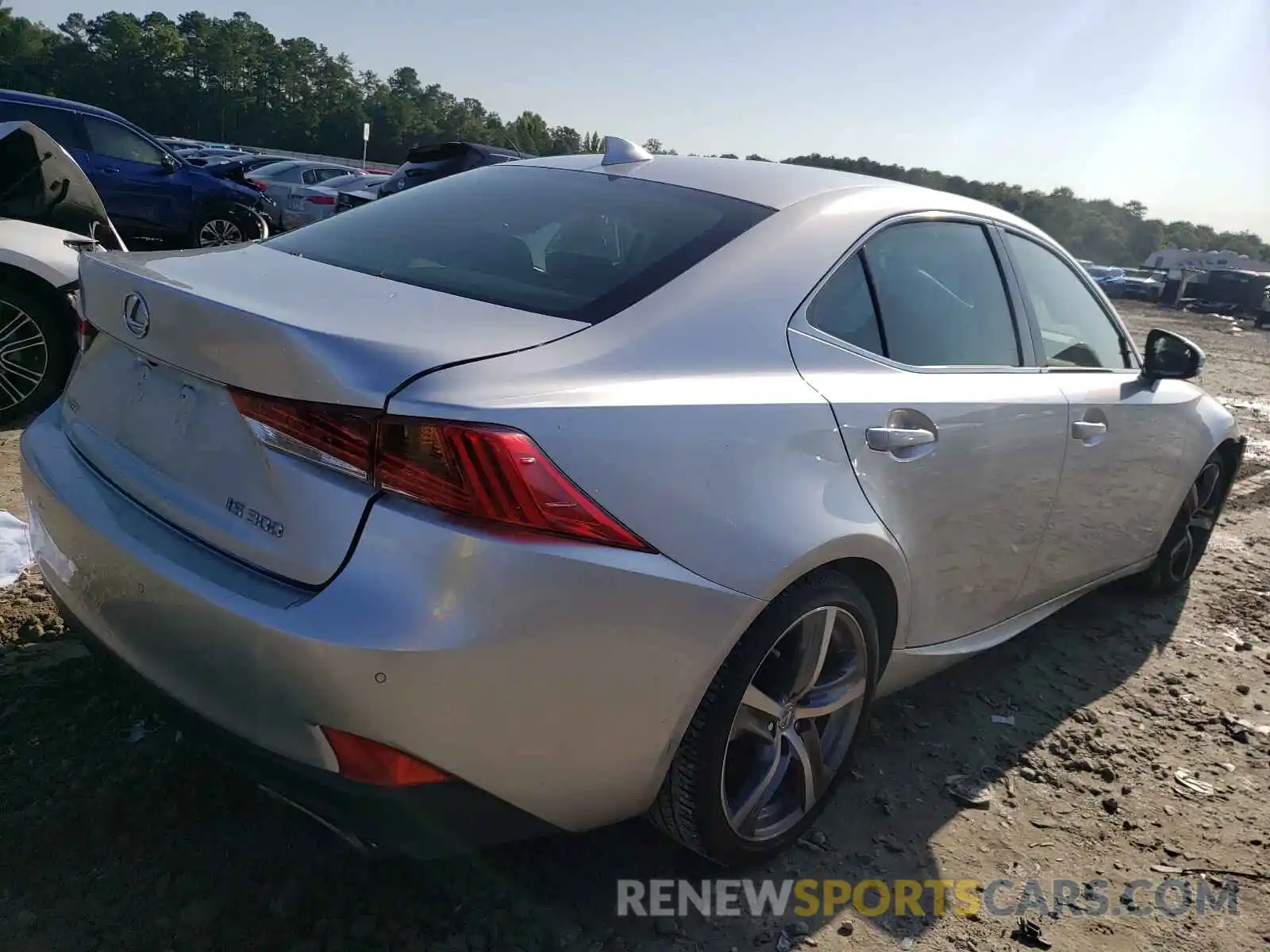 4 Фотография поврежденного автомобиля JTHBA1D23K5090000 LEXUS IS 2019