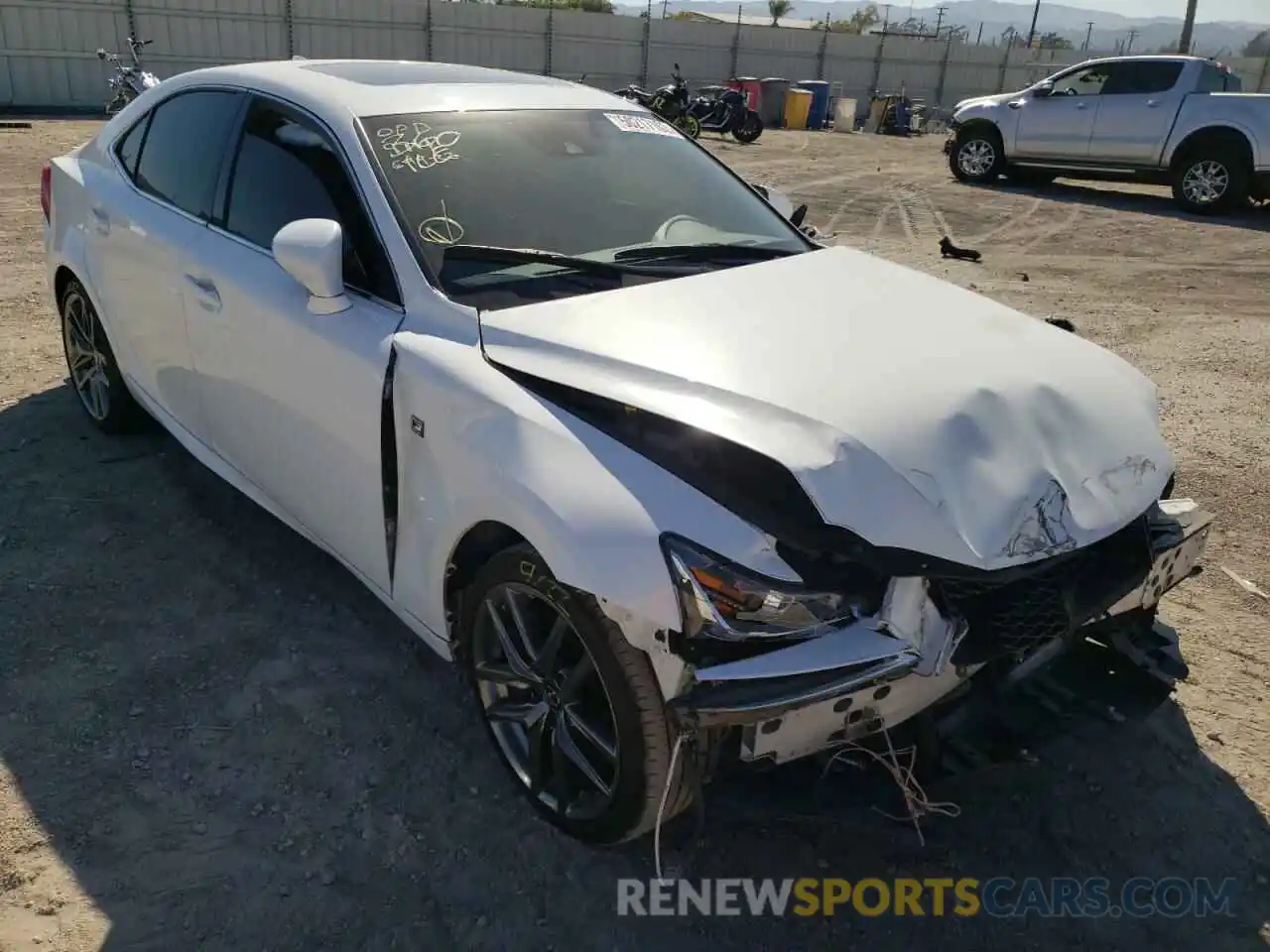 1 Photograph of a damaged car JTHBA1D23K5091101 LEXUS IS 2019