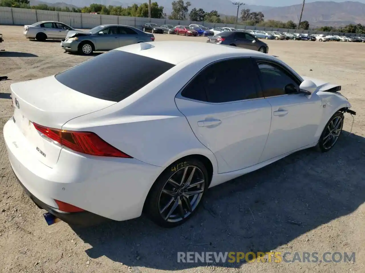 4 Photograph of a damaged car JTHBA1D23K5091101 LEXUS IS 2019