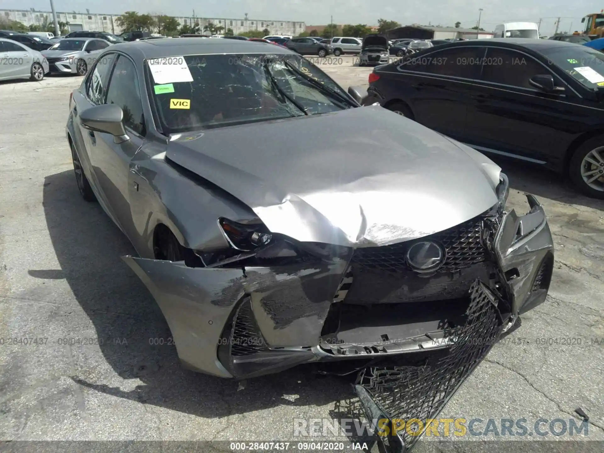 6 Photograph of a damaged car JTHBA1D23K5092006 LEXUS IS 2019