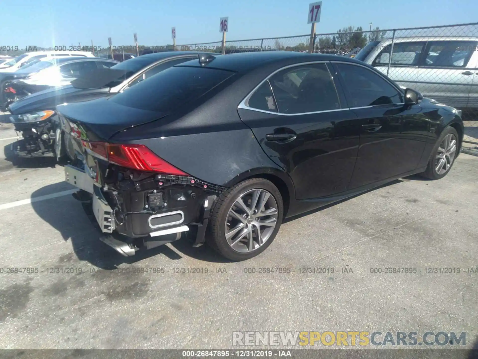 4 Photograph of a damaged car JTHBA1D23K5092328 LEXUS IS 2019