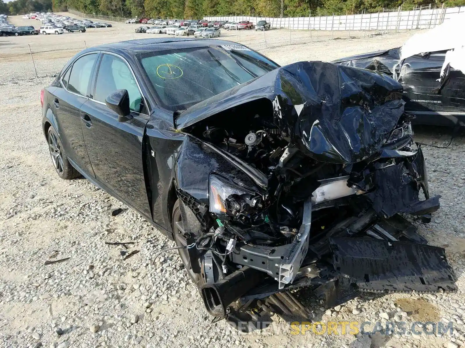 1 Фотография поврежденного автомобиля JTHBA1D23K5093205 LEXUS IS 2019