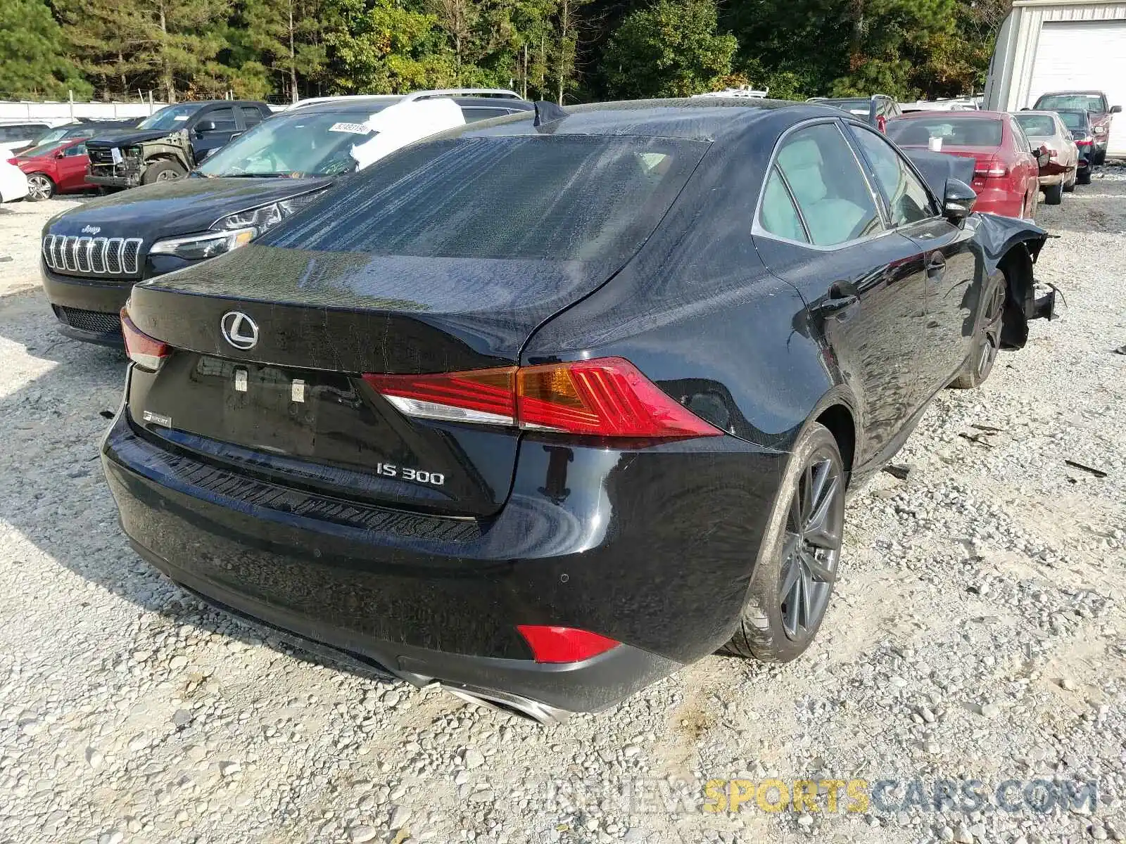 4 Photograph of a damaged car JTHBA1D23K5093205 LEXUS IS 2019