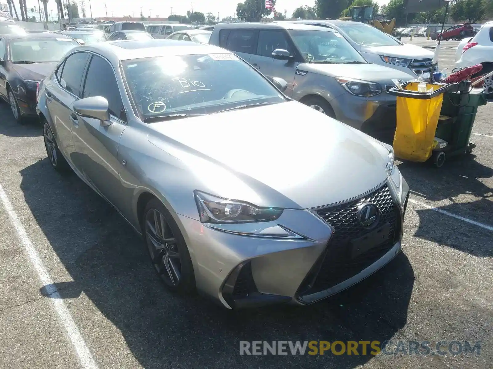 1 Photograph of a damaged car JTHBA1D23K5094192 LEXUS IS 2019