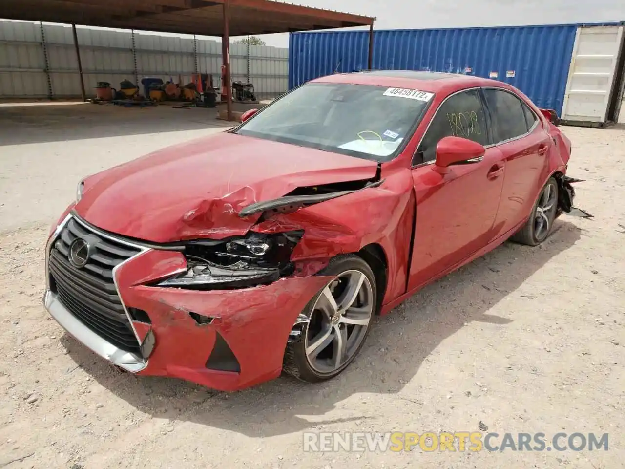 2 Photograph of a damaged car JTHBA1D23K5094595 LEXUS IS 2019