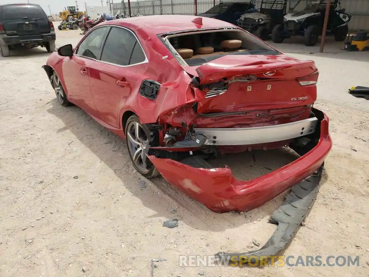 3 Photograph of a damaged car JTHBA1D23K5094595 LEXUS IS 2019