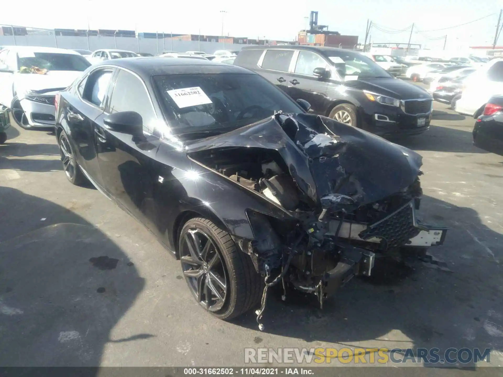 1 Photograph of a damaged car JTHBA1D23K5095181 LEXUS IS 2019