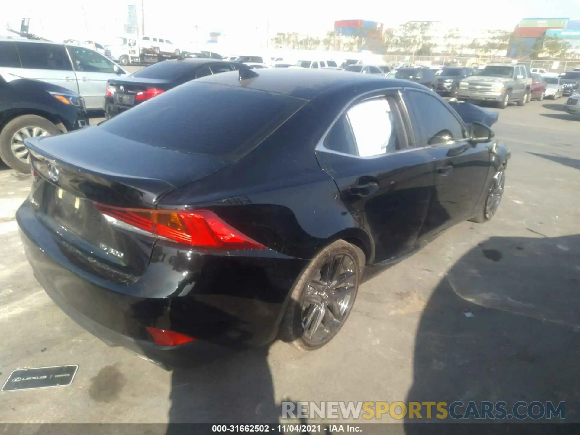 4 Photograph of a damaged car JTHBA1D23K5095181 LEXUS IS 2019