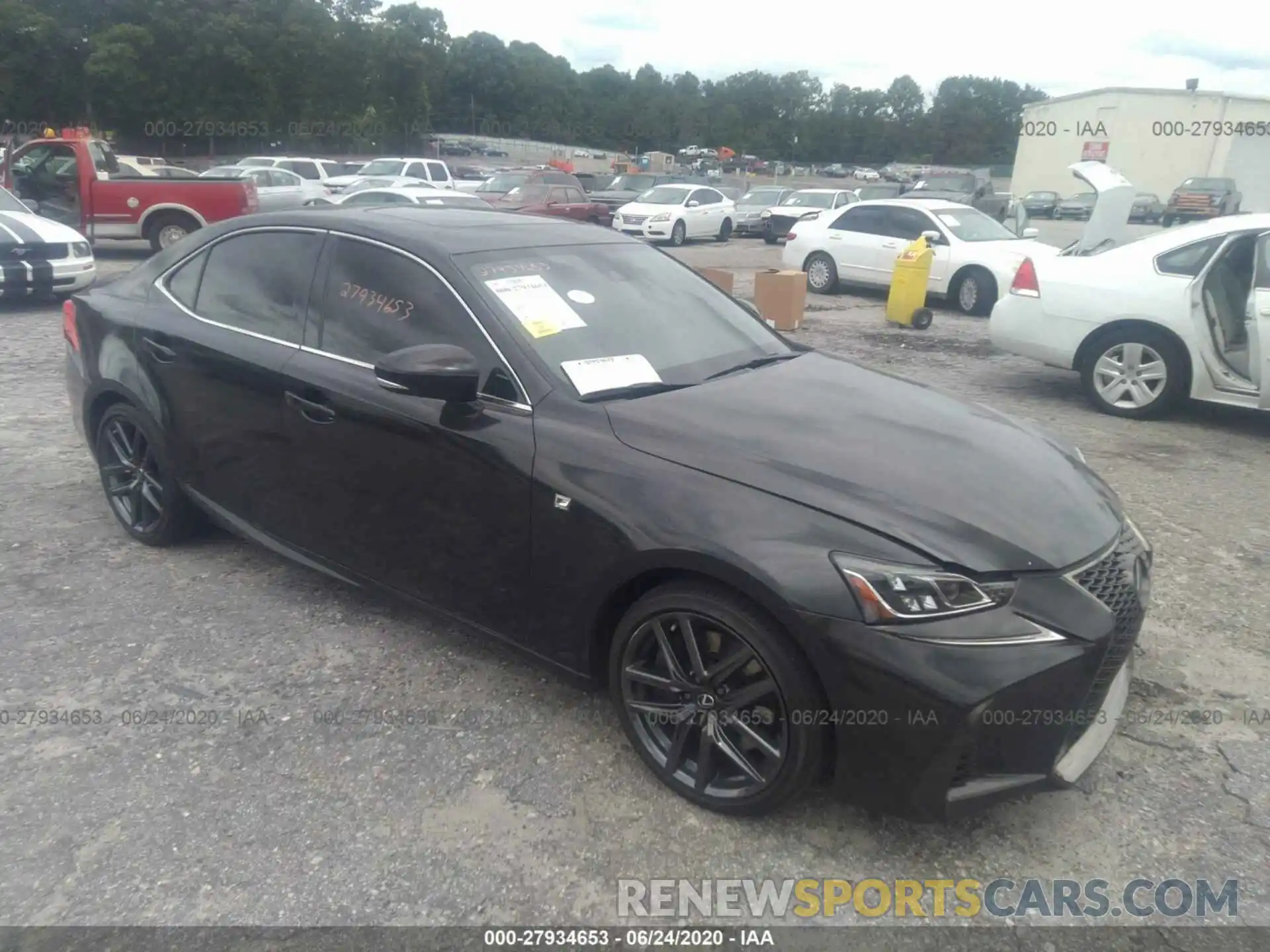 1 Photograph of a damaged car JTHBA1D23K5095598 LEXUS IS 2019