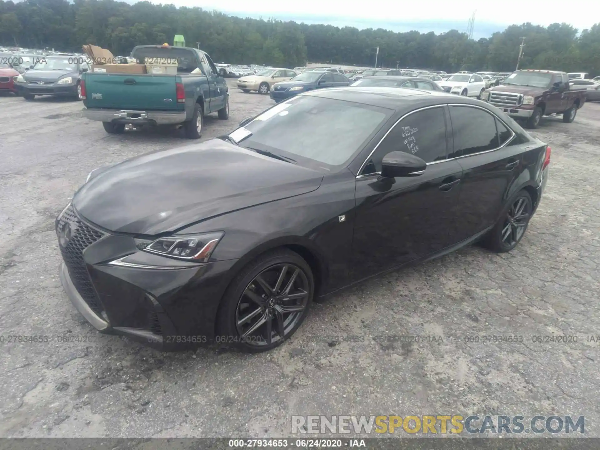 2 Photograph of a damaged car JTHBA1D23K5095598 LEXUS IS 2019