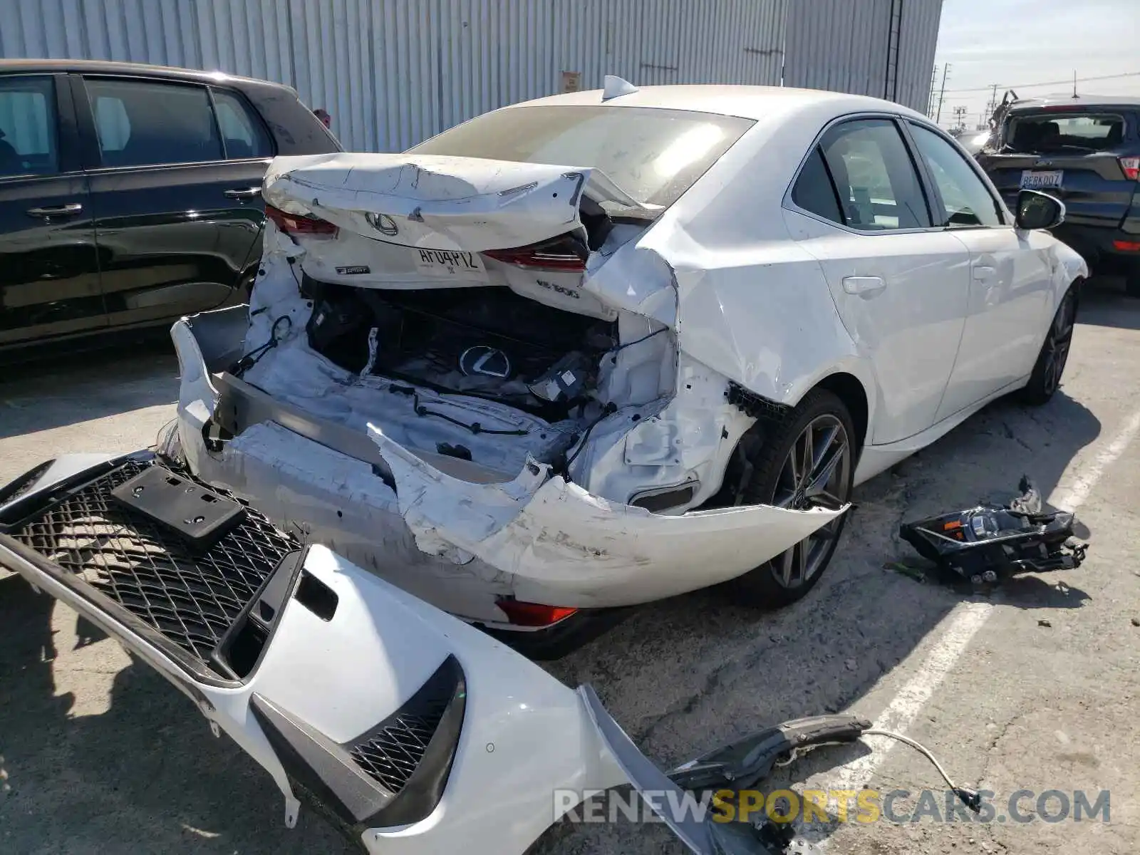 4 Photograph of a damaged car JTHBA1D23K5096184 LEXUS IS 2019