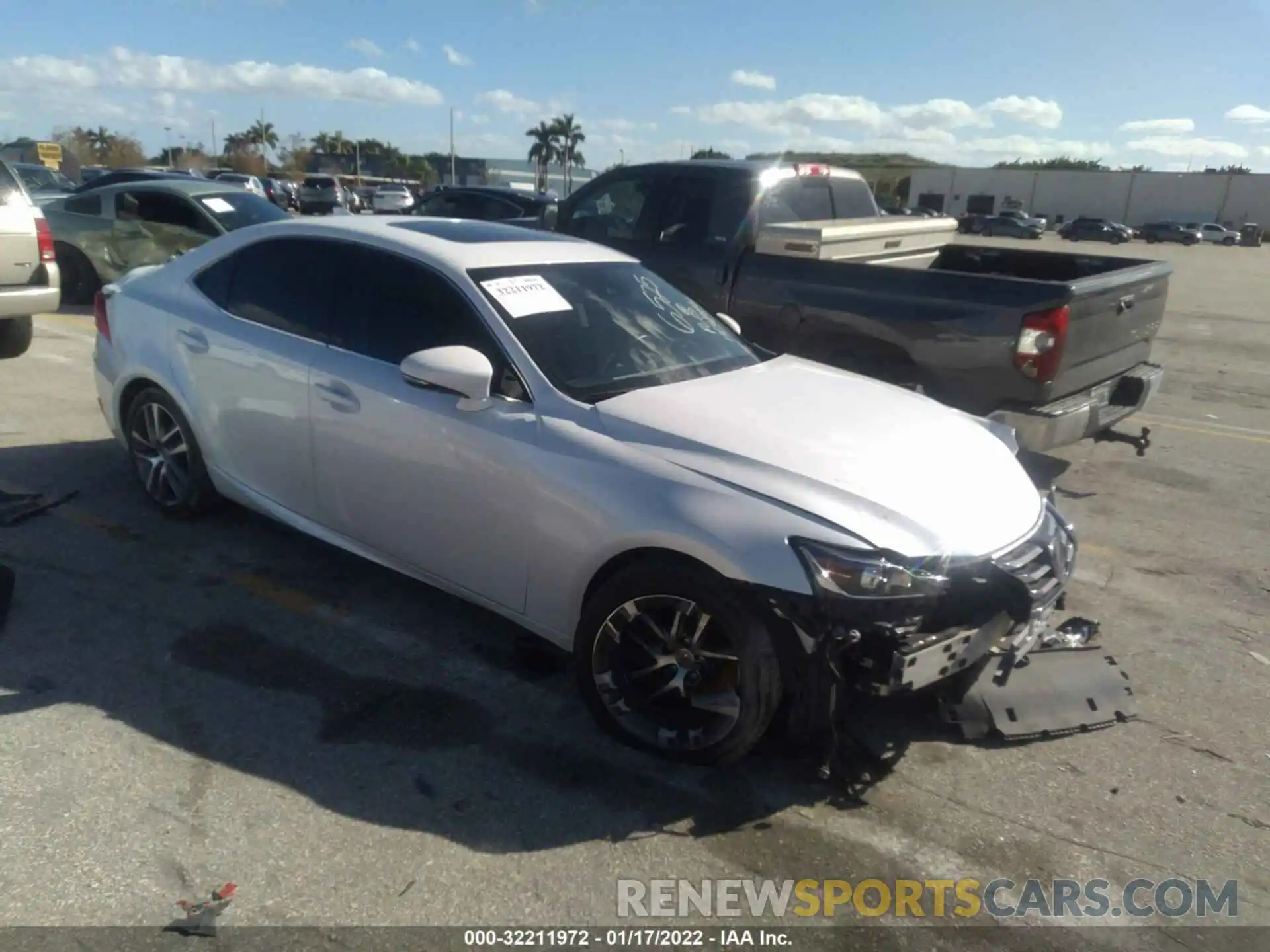 1 Photograph of a damaged car JTHBA1D23K5096525 LEXUS IS 2019