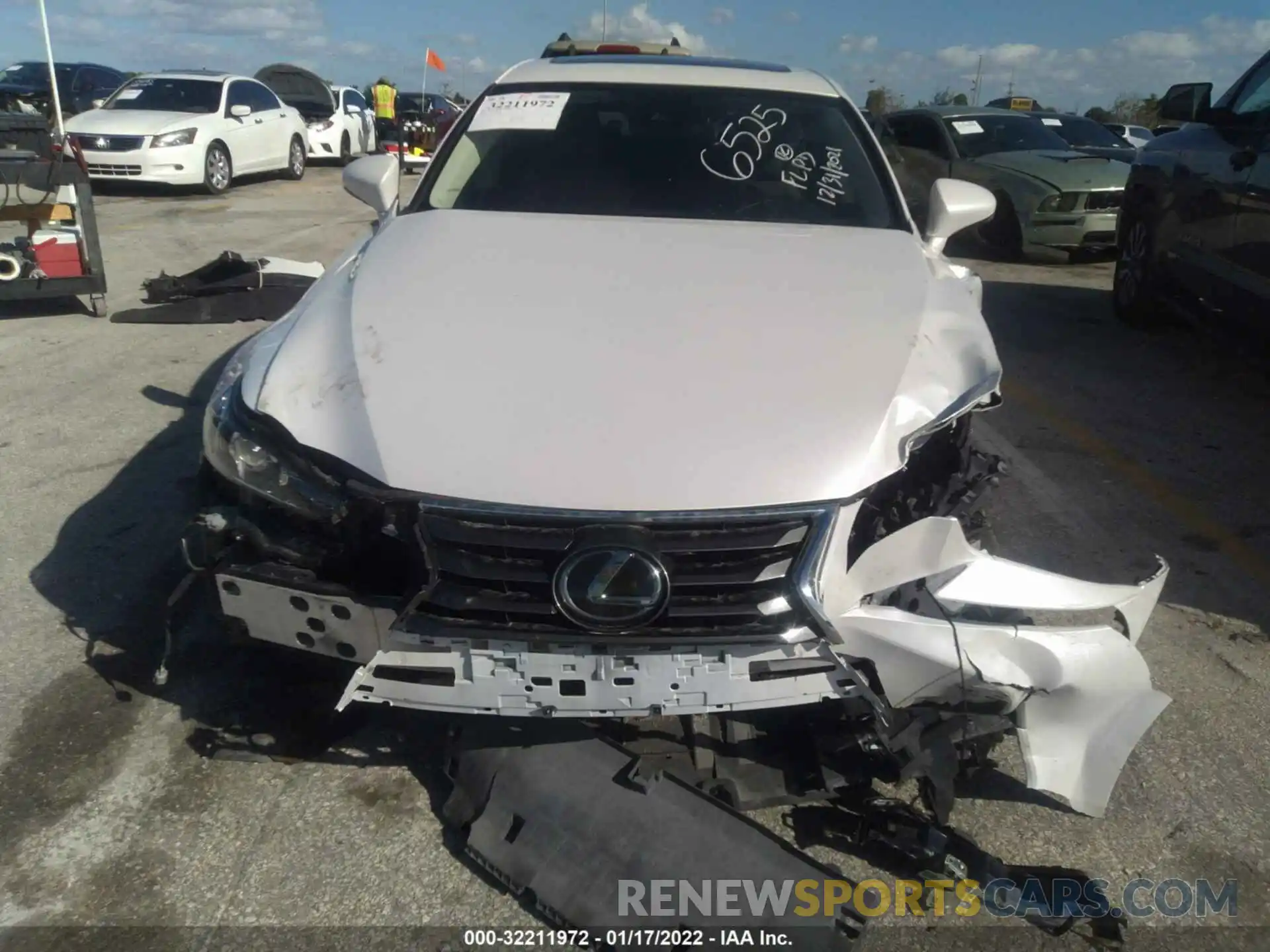 6 Photograph of a damaged car JTHBA1D23K5096525 LEXUS IS 2019