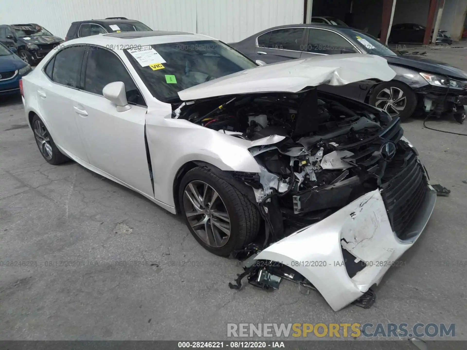 1 Photograph of a damaged car JTHBA1D23K5097223 LEXUS IS 2019