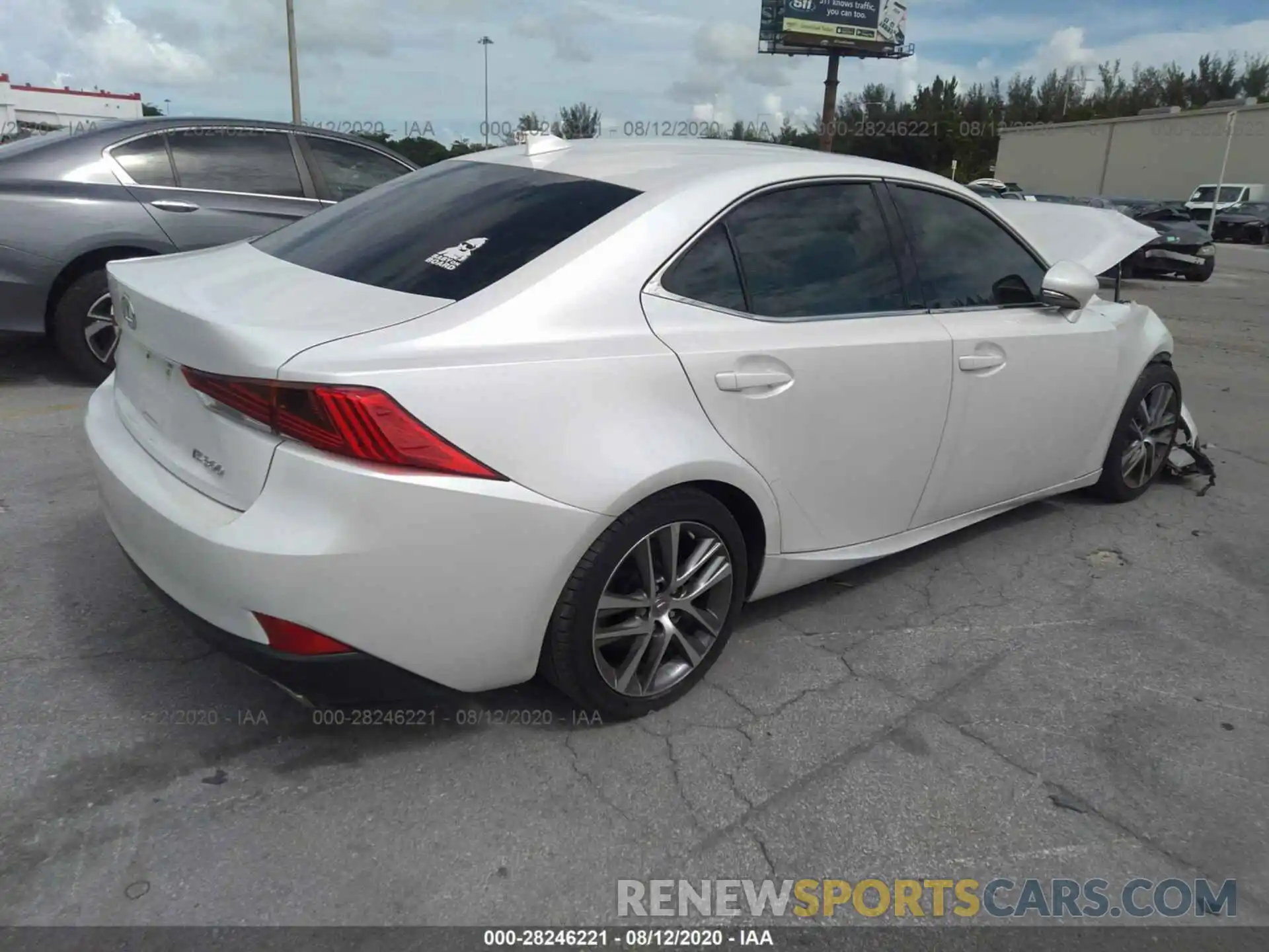 4 Photograph of a damaged car JTHBA1D23K5097223 LEXUS IS 2019