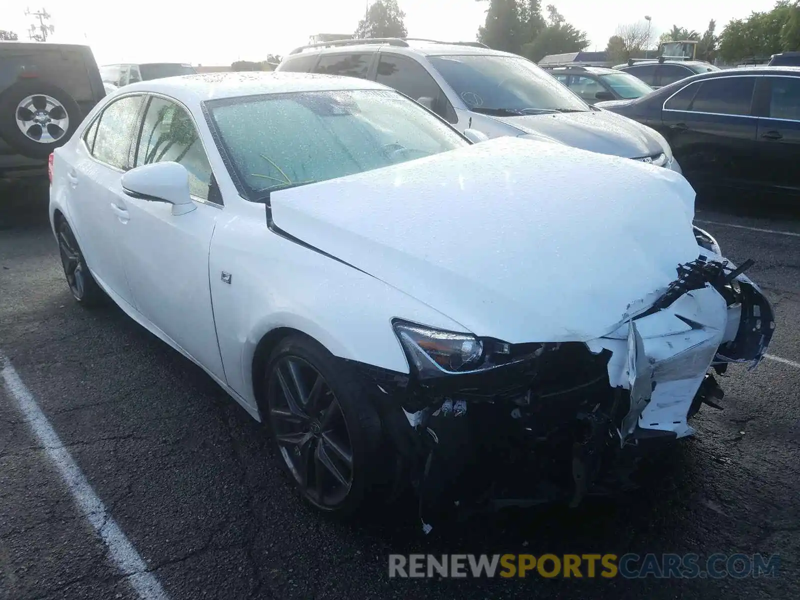 1 Photograph of a damaged car JTHBA1D23K5098307 LEXUS IS 2019