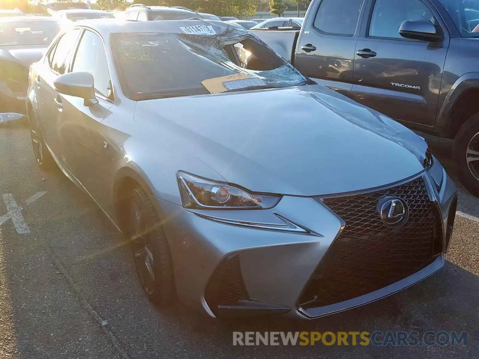 1 Photograph of a damaged car JTHBA1D23K5098467 LEXUS IS 2019