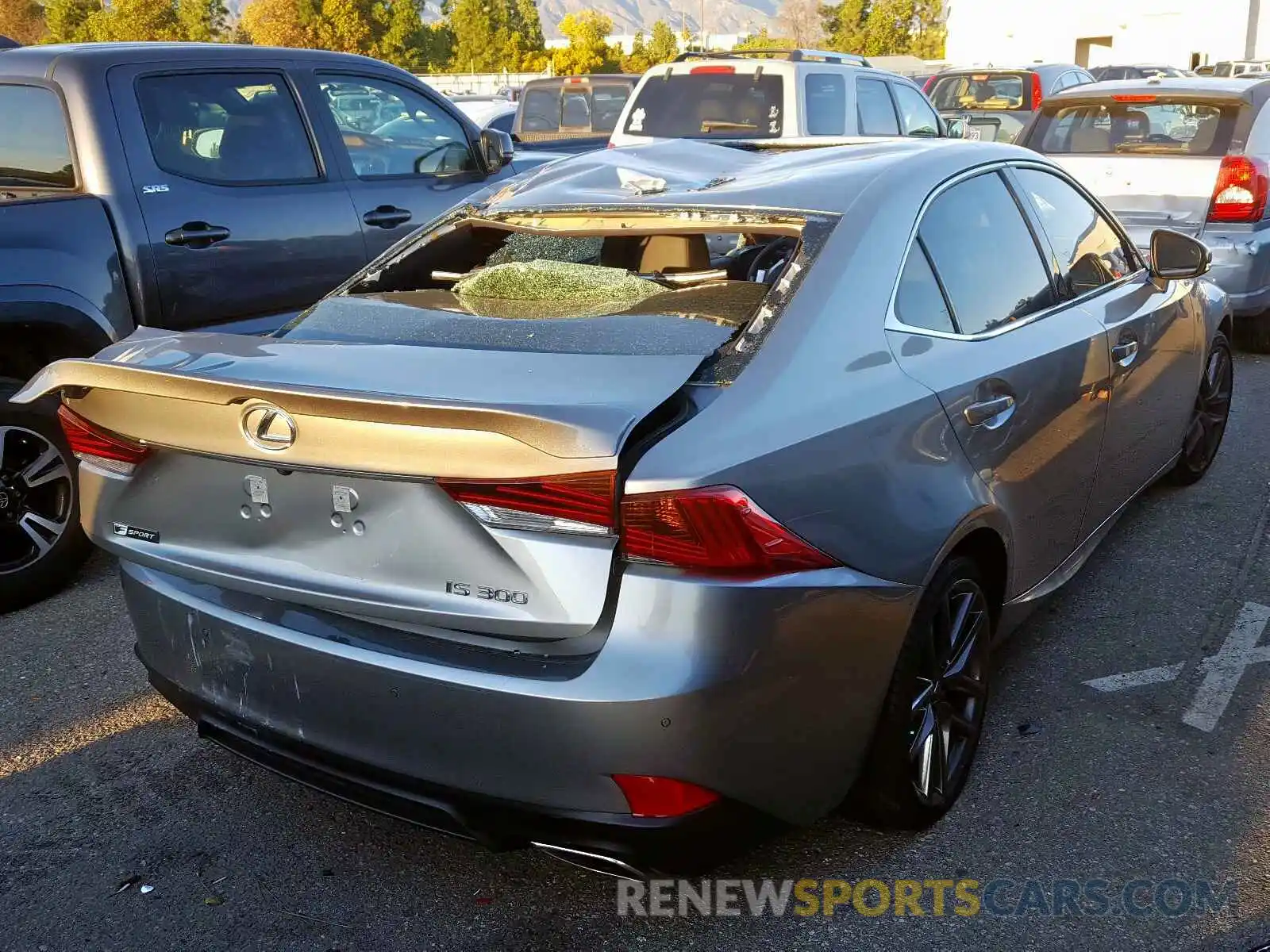 4 Photograph of a damaged car JTHBA1D23K5098467 LEXUS IS 2019