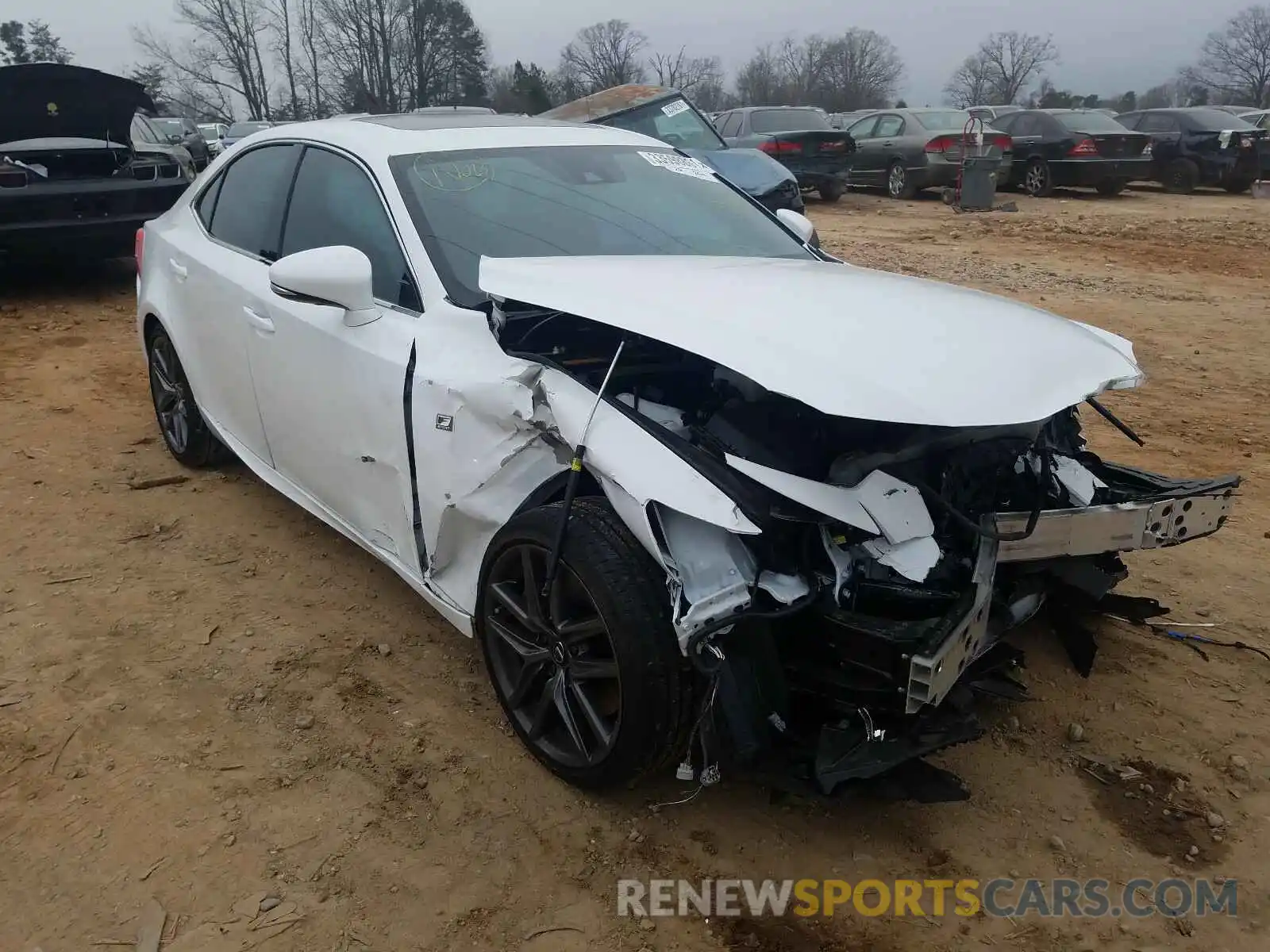 1 Photograph of a damaged car JTHBA1D23K5098775 LEXUS IS 2019